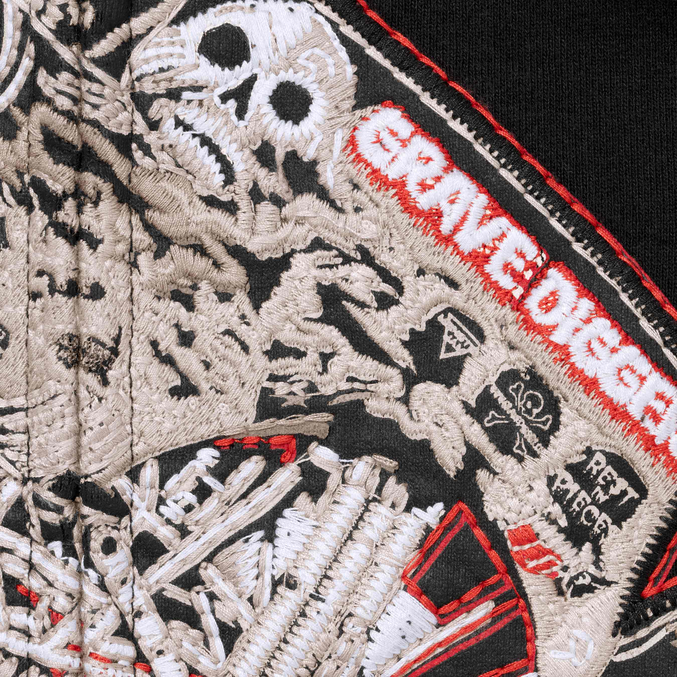 Monster Jam™ Grave Digger™ Bones Zip Up Hooded Sweatshirt view 4